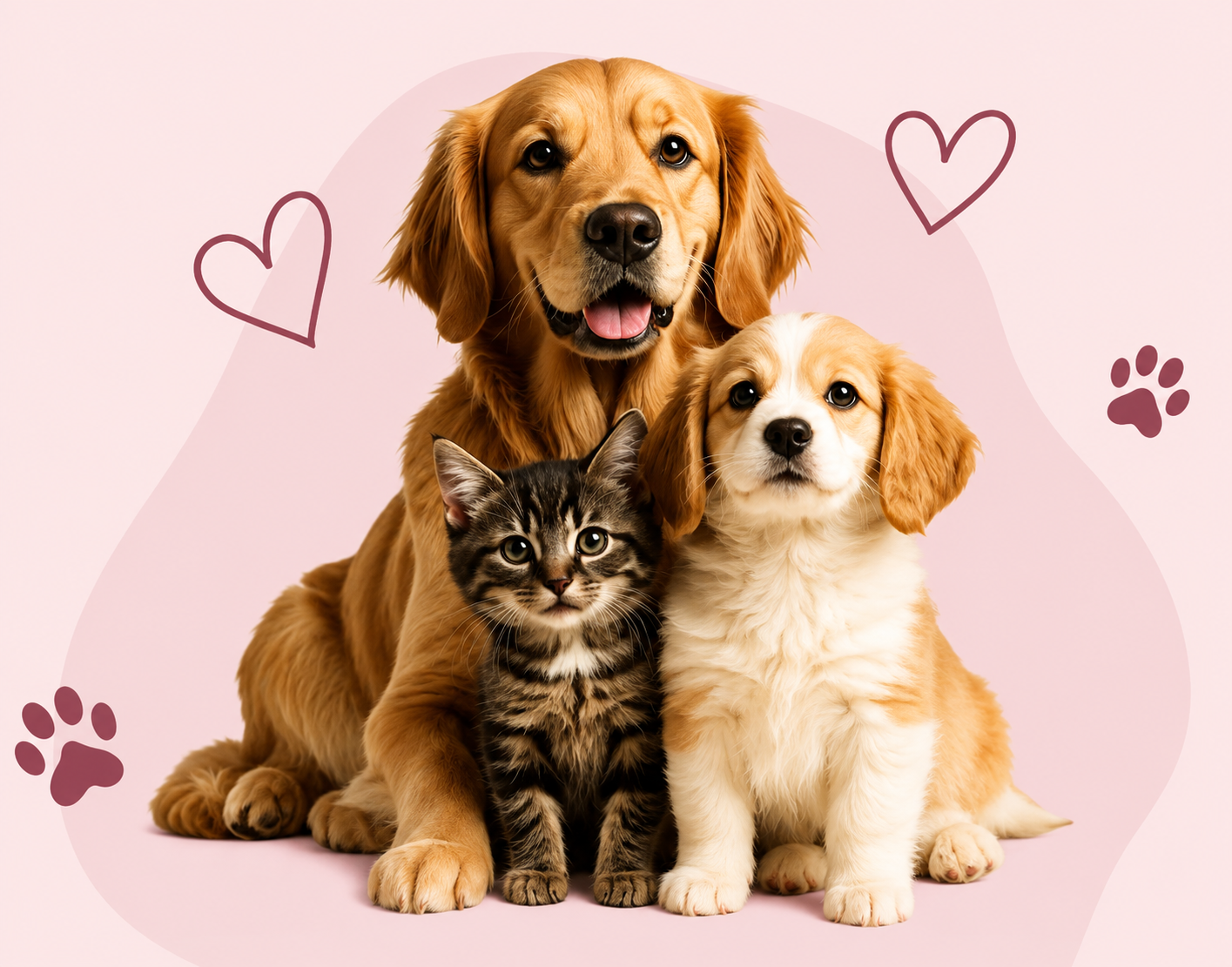 Cachorro, gato e pets
